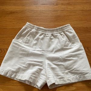 Elizabeth Suzann Cotton Canvas Shorts - Size 8